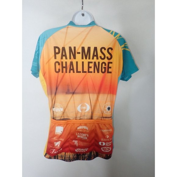 New Balance Pan Mass Challenge Cycling Jersey Women XL Full Zip 2016 - Picture 5 of 8